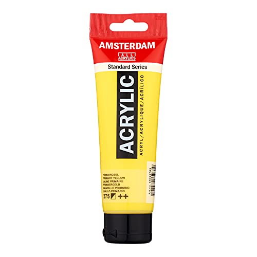 AMSTERDAM Standard Series — Acrylique tube 120 ml jaune primaire