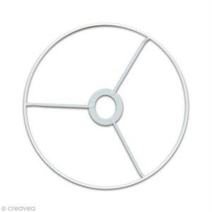 GRAINE CRÉATIVE — Armature d’abat-jour cercle avec bague Ø 10 cm