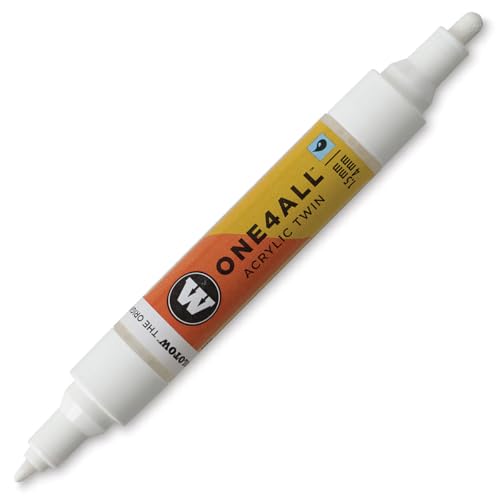 MOLOTOW One4All Acrylic Twin Marker 160 — marqueur acrylique blanc