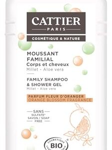 CATTIER — Shampooing moussant familial sans sulfates 500 ml