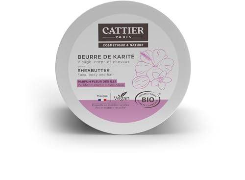 CATTIER — Beurre de karité parfum Fleur des Îles 100 g