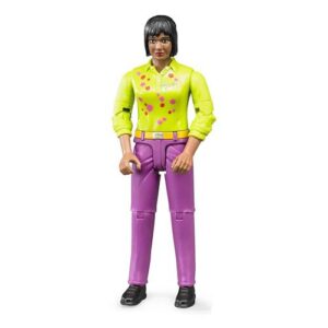 BRUDER — Figurine femme brune articulée