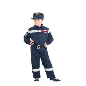 Chaks C4109116, Déguisement Pompier 116cm, 4-6 ans