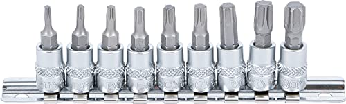 BGS 2164 — Jeu de douilles à embouts Torx 1/4" 9 pièces