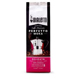 BIALETTI Perfetto Moka — Café moulu Delicato 250 g