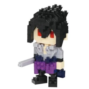 BANDAI Nanoblock Sasuke Uchiwa — mini figurine en briques