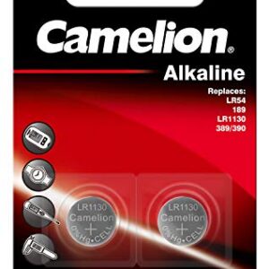 CAMELION — Pack de 2 piles sans mercure