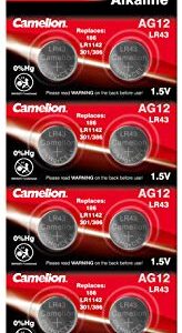 CAMELION — Blister de 10 piles bouton AG12/LR43/386