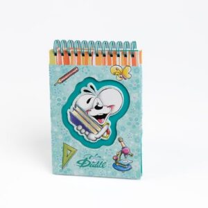 DIDDL — Carnet à spirale A6 bleu 40 pages
