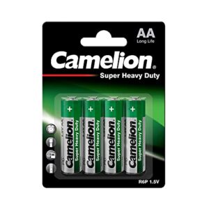 CAMELION — Lot de 4 piles AA 1,5 V Super Heavy Duty