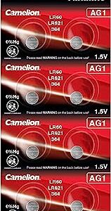 CAMELION — Set de 10 piles AG1 / LR60