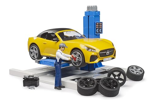 BRUDER bworld — Centre de service pour voitures avec Roadster