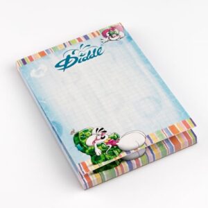 DIDDL — Bloc-notes parfumé A6 bleu menthe