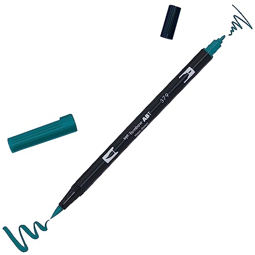 TOMBOW ABT Dual Brush — Marqueur double pointe Jade Green 379