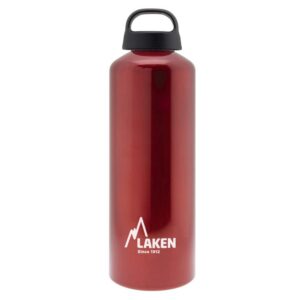LAKEN — Gourde en aluminium 1 L rouge