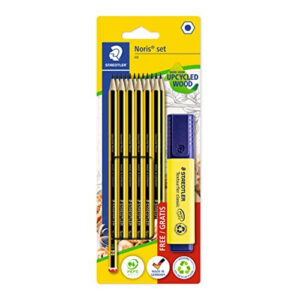 Staedtler Noris 120 - Blister 12 Crayons Graphite Hb + 1 Surligneur Offert