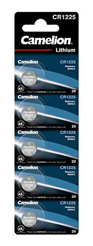 CAMELION — Lot de 5 piles lithium CR1225