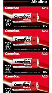 CAMELION Plus — Pile alcaline LR23A 12 V lot de 5