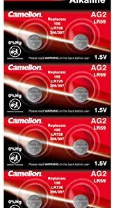 CAMELION — Lot de 10 piles bouton AG2 LR59
