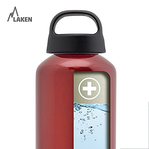 LAKEN — Gourde en aluminium 1 L rouge – Image 4