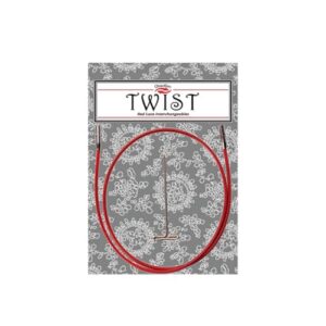 CHIAOGOO Twist RED — Câble pour aiguilles circulaires 75 cm