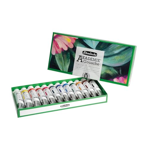 SCHMINCKE Akademie — Lot de 12 tubes de gouache 20 ml
