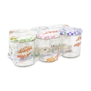 LE PARFAIT — Lot de 6 couvercles pour confituriers en verre