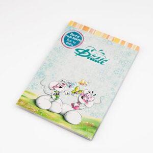 DIDDL — Bloc parfumé A5 turquoise senteur popcorn