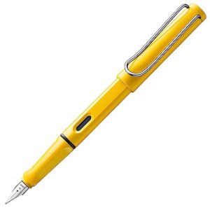 LAMY Safari — Stylo plume jaune plume acier M