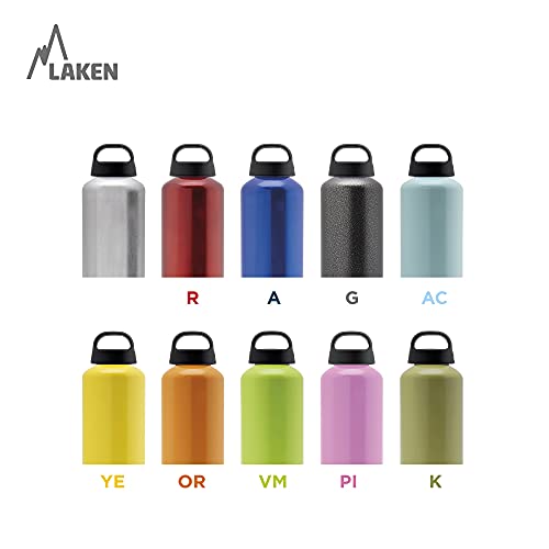 LAKEN — Gourde en aluminium 1 L rouge – Image 2