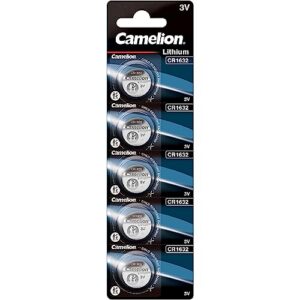 CAMELION — Lot de 5 piles bouton lithium CR1632