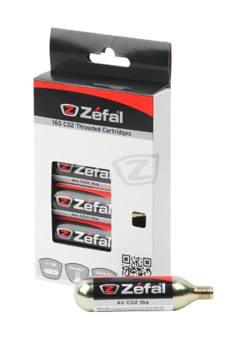 ZEFAL — Cartouches CO2 filetées 16 g pour vélo, lot de 6
