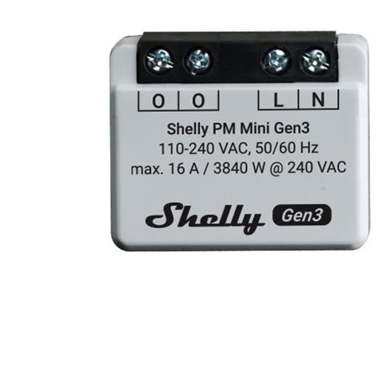 SHELLY Plus PM Mini Gen 3 — Commutateur sans fil Wi‑Fi Bluetooth