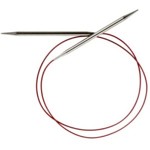 CHIAOGOO RED Lace — aiguille circulaire à tricoter 100 cm 2,50 mm