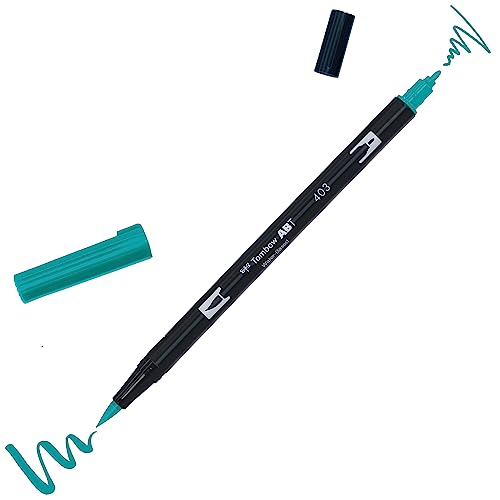TOMBOW ABT Dual Brush Pen — Feutre de coloriage bleu vif