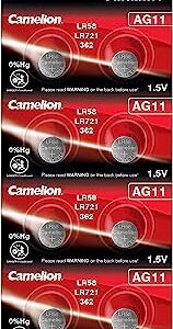 CAMELION — Lot de 10 piles bouton AG11 / LR58