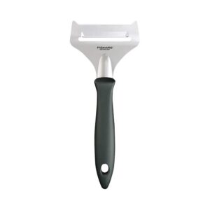 Fiskars Coupe-fromage, longueur totale : 17,7 cm, acier inoxydable / plastique PP, Noir, Essential, 1023790