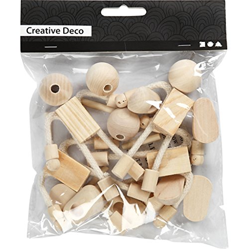 CREATIV COMPANY — 4 figurines flexibles en bois à assembler