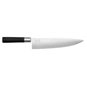 KAI Wasabi — Couteau de chef lame 23 cm noir