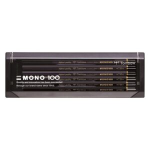 TOMBOW MONO 100 — Lot de 12 crayons graphite 7H
