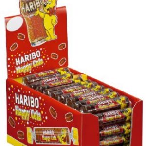 Haribo Mega Happy Cola Lot de 40 rouleaux de 45 g