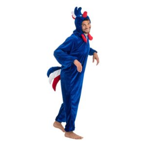 CHAKS — Combinaison coq supporter France bleu tricolore