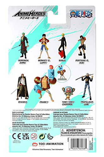 BANDAI Anime Heroes One Piece — Figurine Franky 17 cm – Image 2