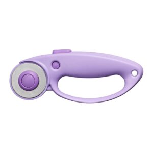 Fiskars Cutter Rotatif, Couteau rotatif avec Poignée en Boucle, pour Droitier et Gaucher, 45 mm, Ultra Lilas (Violet), 1066464