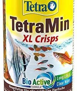 TetraMin XL Crisps Nutri Evolution - Aliment Complet en Pétales aux Ingrédients Naturels pour Poissons Tropicaux de Grande Taille - Sans conservateurs ajoutés ni colorants - Boîte PET recyclé - 500 ml
