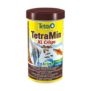 TetraMin XL Crisps Nutri Evolution - Aliment Complet en Pétales aux Ingrédients Naturels pour Poissons Tropicaux de Grande Taille - Sans conservateurs ajoutés ni colorants - Boîte PET recyclé - 500 ml