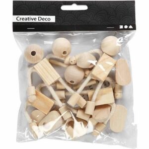 Alternative view of CREATIV COMPANY — 4 figurines flexibles en bois à assembler