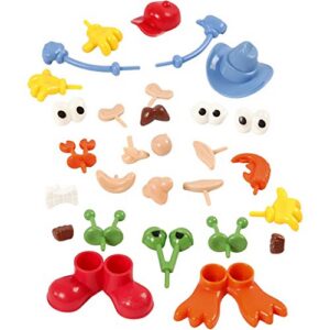 Parties du corps — assortiment 26 pièces 0,8 à 6,8 cm