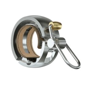 KNOG Oi Luxe — Sonnette de vélo argentée taille S