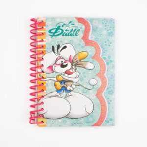 DIDDL — Carnet forme bleu A6 à spirale
